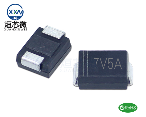 P6SMB7.5A參數(shù),TVS二極管P6SMB7.5A瞬態(tài)(變)抑制二極管