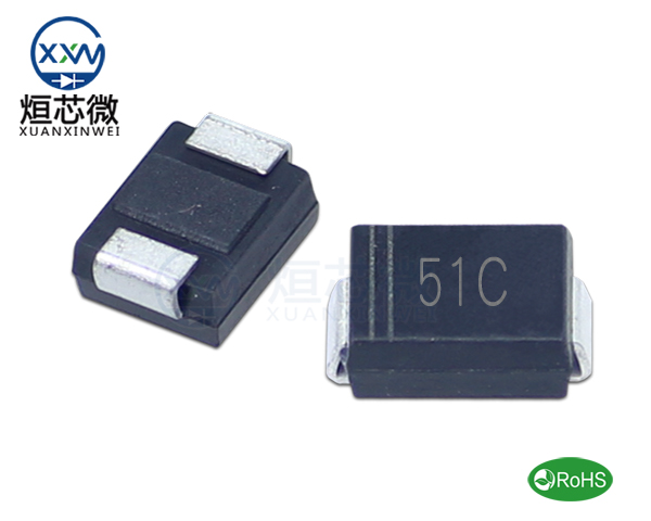 P6SMB51CA參數(shù),TVS二極管P6SMB51CA瞬態(tài)(變)抑制二極管